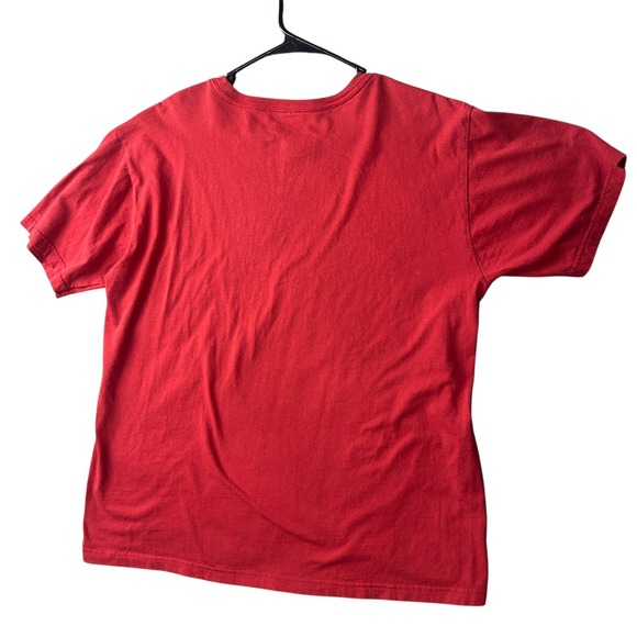 Vintage Disney Store Mickey Mouse Through The‎ Years Graphic Red T-Shirt - Picture 3 of 4